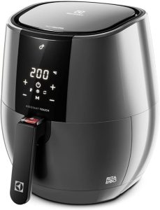 melhores air fryer-Fritadeira Eletrica sem oleo Electrolux Airfryer 3,2L digital 9 receitas pre-programadas cesto removivel 1400W EAF20 127v por Rita Lobo